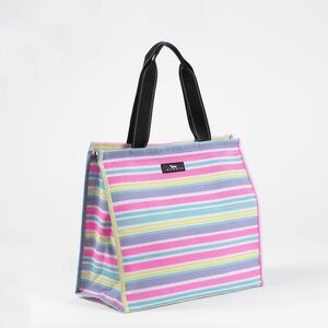 Scout Cold Shoulder Tote Freshly Squeezed Stripe Large Zip Top Bag